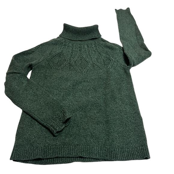 Sundance Womens Fisherman Nordic Slouchy Cable Knit Sweater Mountainview Size S - Picture 2 of 6